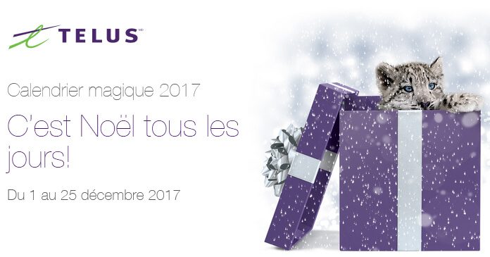 Concours Telus Calendrier Magique 2017 Concours Telus Calendrier Magique 2017