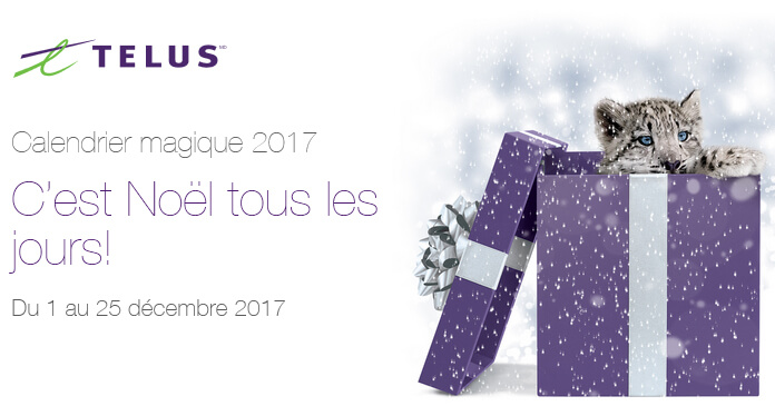 Concours Telus Calendrier Magique 2017