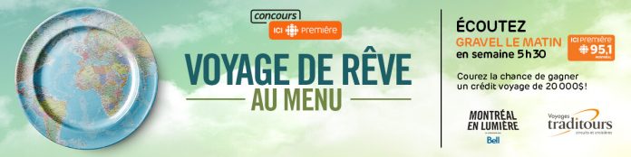 Concours Voyage De Rêve Au Menu de Gravel Le Matin
