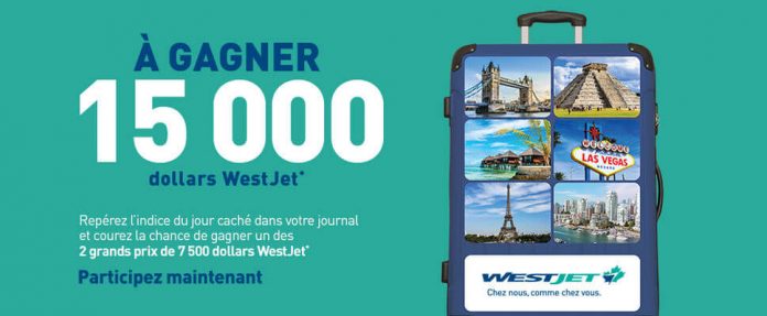 Concours WestJet du Journal de Montréal/Québec
