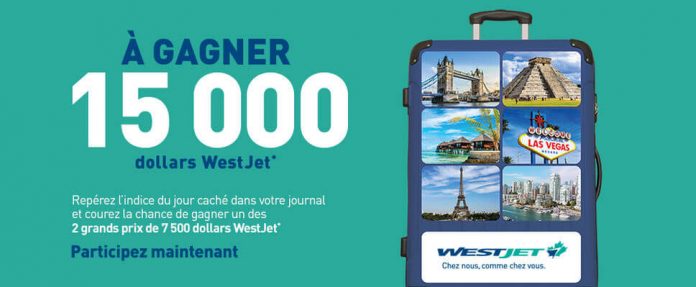 Concours WestJet du Journal de Montréal/Québec Concours WestJet du Journal de Montréal/Québec