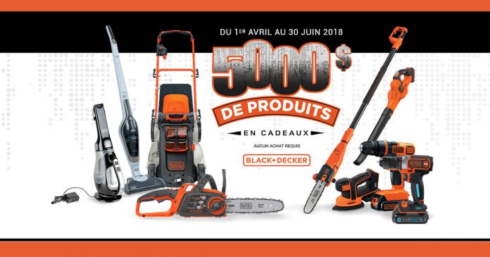 Concours Black And Decker de Rona Concours Black And Decker de Rona