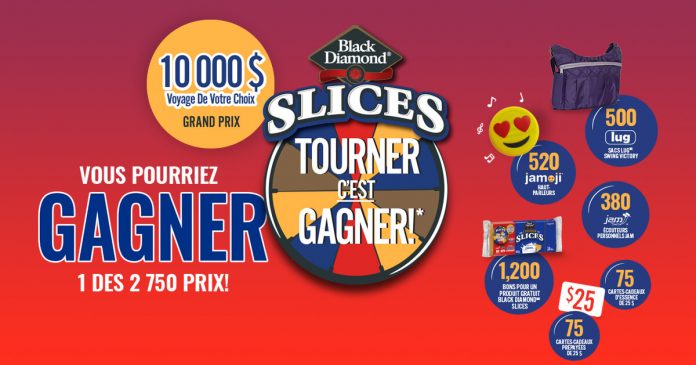 Concours Tourner C'est Gagner du Fromage Black Diamond Slices Concours Tourner C'est Gagner du Fromage Black Diamond Slices