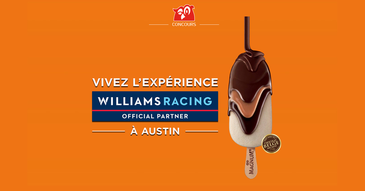 Concours Couche-Tard Vis l'Experience Williams Racing À Austin
