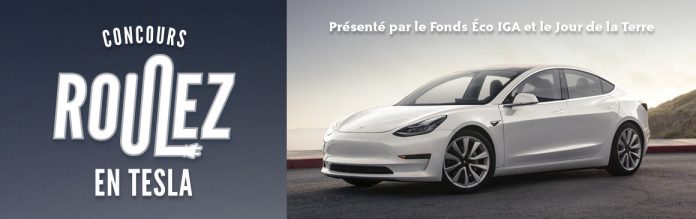 Concours IGA Roulez En Tesla