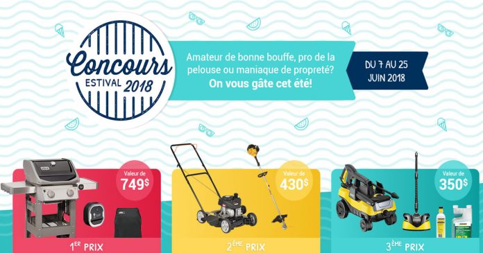 Concours Estival 2018 de Rona Concours Estival 2018 de Rona