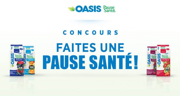 Concours Oasis Faites Une Pause Santé Concours Oasis Faites Une Pause Santé