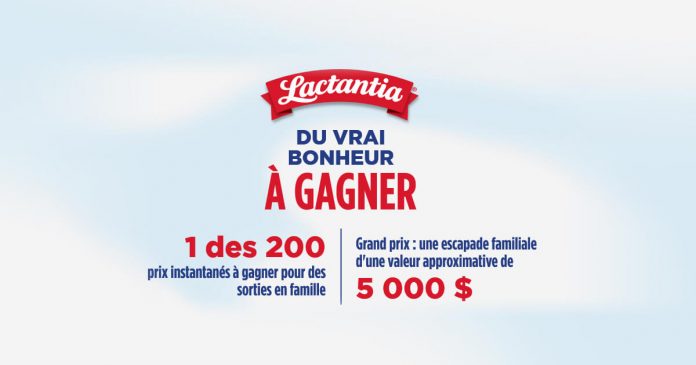 Concours Lactantia Vrai Bonheur À Gagner