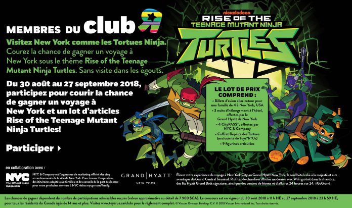 Concours Toys R Us Teenage Mutant Ninja Turtles