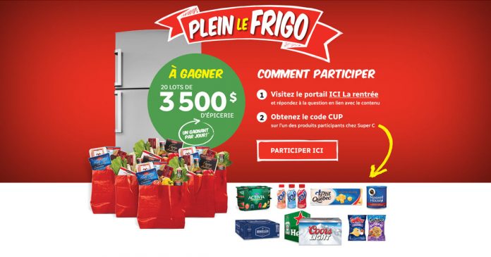 Concours Radio-Canada Super C Plein Le Frigo Concours Radio-Canada Super C Plein Le Frigo