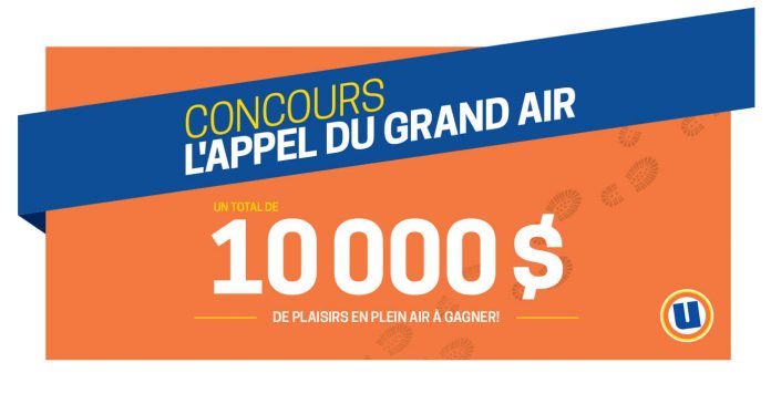 Concours Uniprix L'appel Du Grand Air Concours Uniprix L'appel Du Grand Air