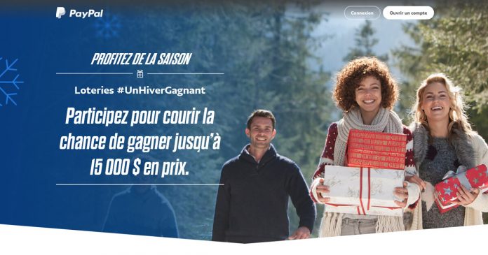 Concours des Fêtes de PayPal Concours des Fêtes de PayPal