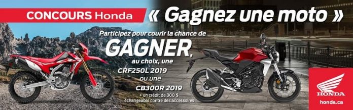 Concours Honda Gagnez Une Moto