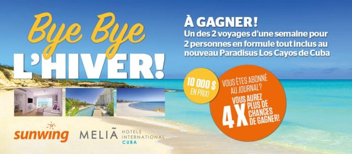Concours Journal De Montréal/Québec Bye Bye L'Hiver
