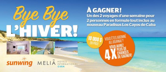 Concours Journal De Montréal/Québec Bye Bye L'Hiver Concours Journal De Montréal/Québec Bye Bye L'Hiver
