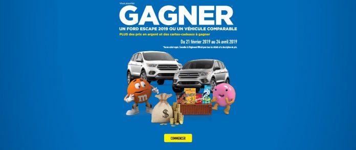 Concours Maxi Gagnez Un Ford Escape SE 2019
