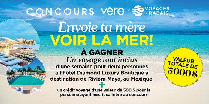 Concours Voyages à Rabais X Magazine VÉRO Concours Voyages à Rabais X Magazine VÉRO