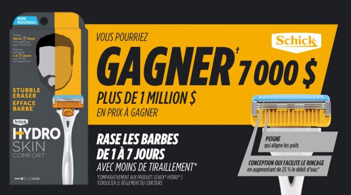 Concours Les 7 Chanceux Schick Hydro Concours Les 7 Chanceux Schick Hydro
