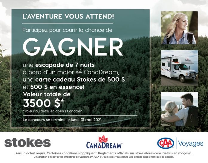 Concours Stokes x CAA x CanaDream Concours Stokes x CAA x CanaDream
