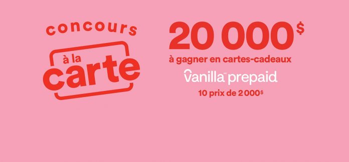 Concours Super C À La Carte Concours Super C À La Carte