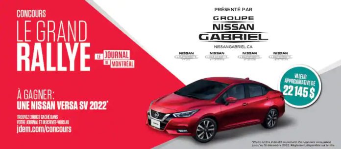 Concours Le Grand Rallye Journal de Montréal 2022