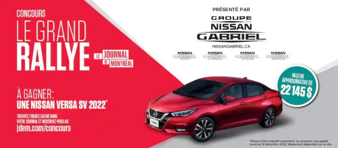 Concours Le Grand Rallye Journal de Montréal 2022 Concours Le Grand Rallye Journal de Montréal 2022