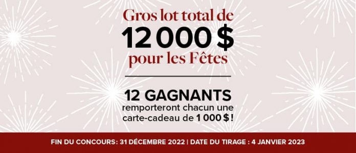 Concours Linen Chest Gros Lot Des Fêtes 2022