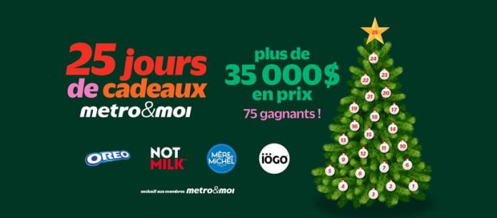 Concours Métro Calendrier de l'Avent 2022 Concours Métro Calendrier de l'Avent 2022