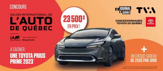 Concours Journal de Québec Salon de l'Auto 2023 Concours Journal de Québec Salon de l'Auto 2023