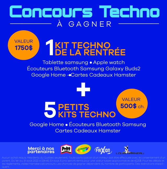 Concours Hamster La Rentrée Scolaire Concours Hamster La Rentrée Scolaire