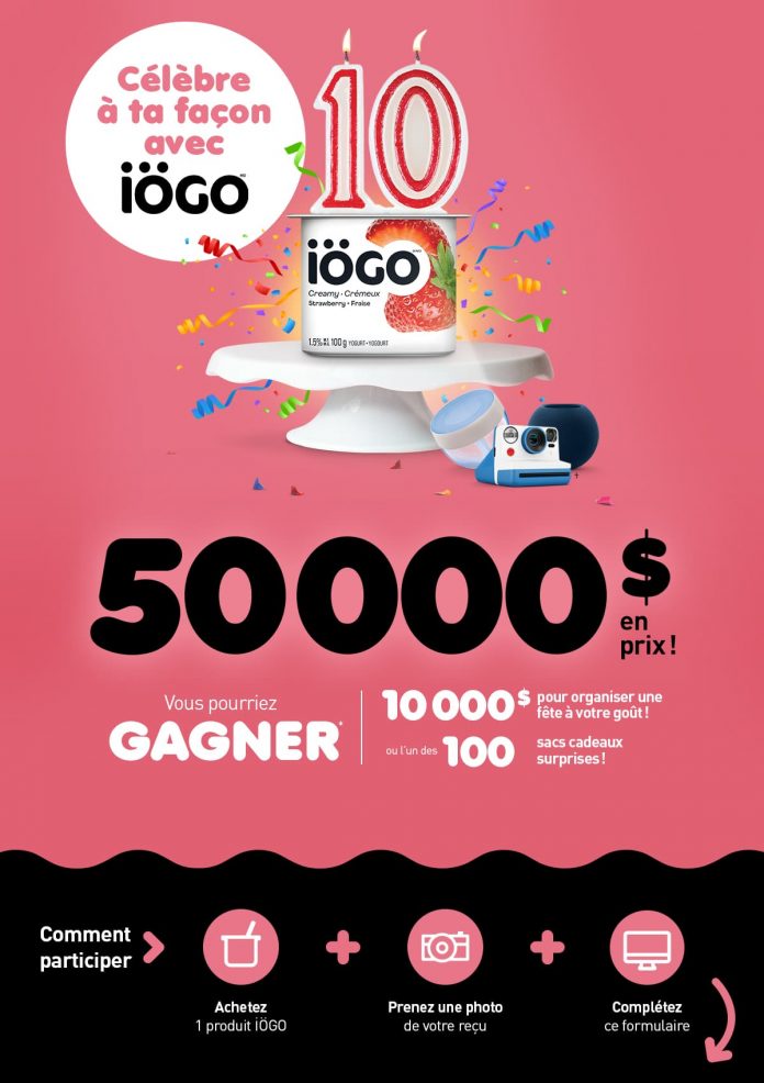 Concours iÖGO Célèbre À Ta Façon Concours iÖGO Célèbre À Ta Façon