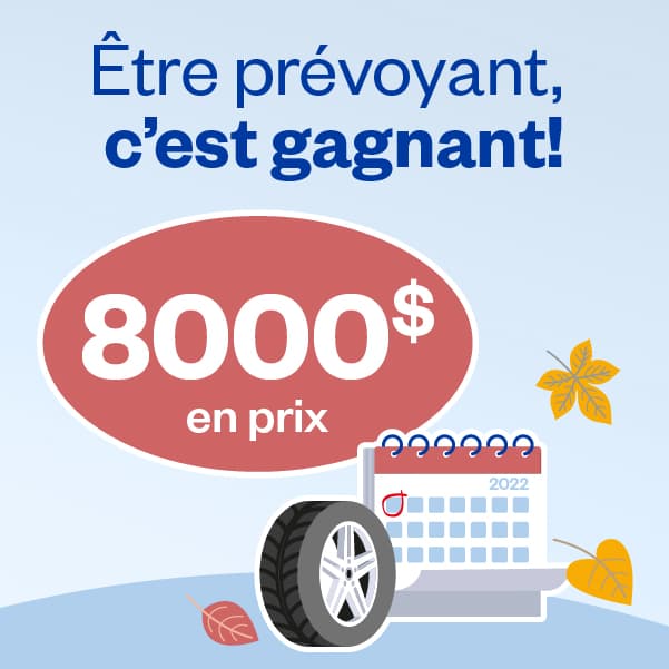 Concours CAA Québec Être Prévoyant, C'est Gagnant Concours CAA Québec Être Prévoyant, C'est Gagnant