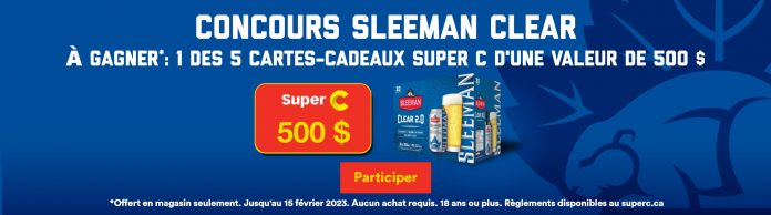 Concours SuperC.ca Sleeman Clear 2023 Concours SuperC.ca Sleeman Clear 2023