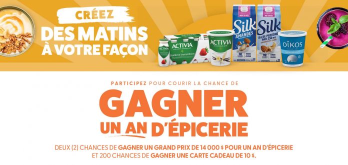 Concours Danone Créez Vos Matins 2023 Concours Danone Créez Vos Matins 2023