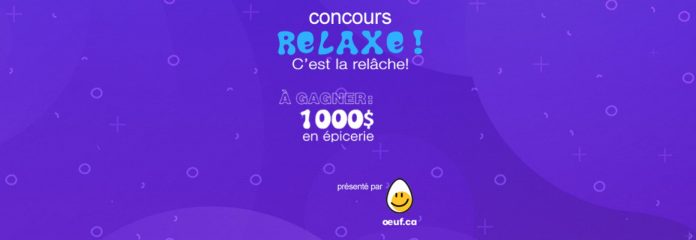 Concours Télé-Québec Relaxe C'est La Relâche 2023