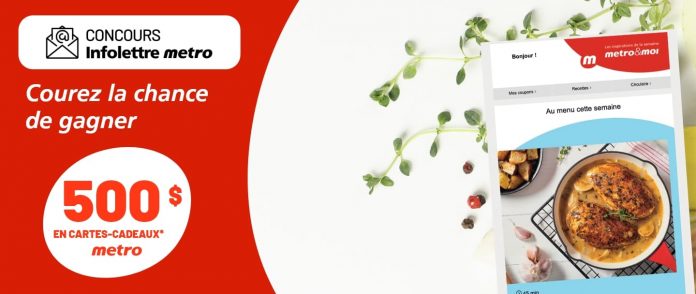Metro.ca: Concours Infolettre 2023 Metro.ca: Concours Infolettre 2023