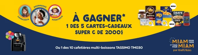 Concours SuperC.ca Retour À La Routine Avec Kraft Heinz 2023 Concours SuperC.ca Retour À La Routine Avec Kraft Heinz 2023
